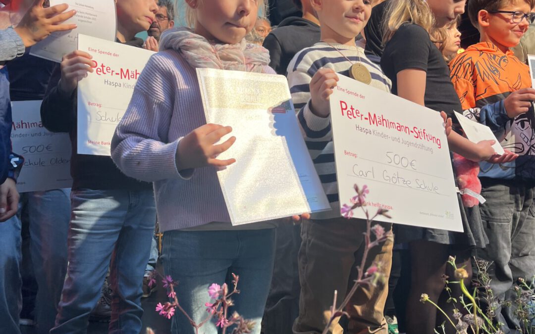 Auszeichnung für unseren Schulgarten!